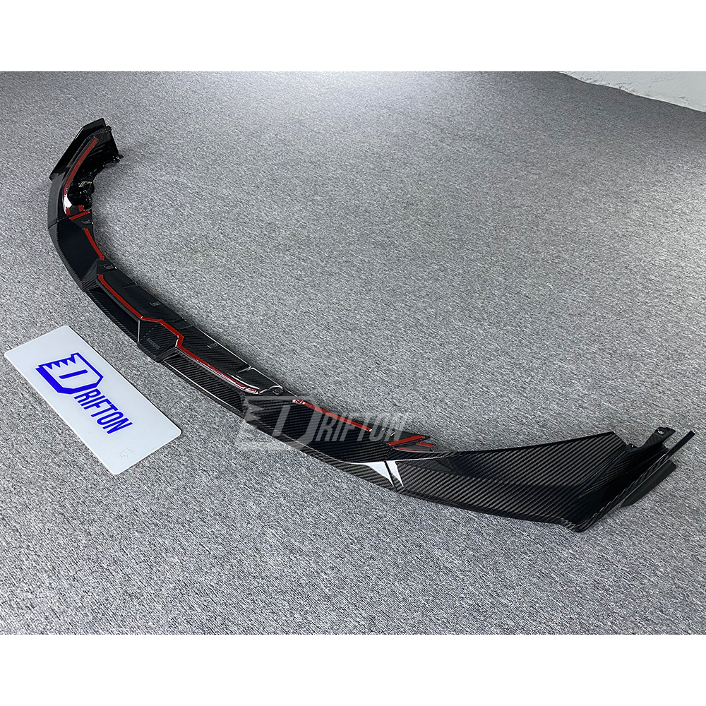 SQ Style Dry Carbon Fiber Front Lip For BMW G82 G83 M4 G80 G81 M3 2020-2024