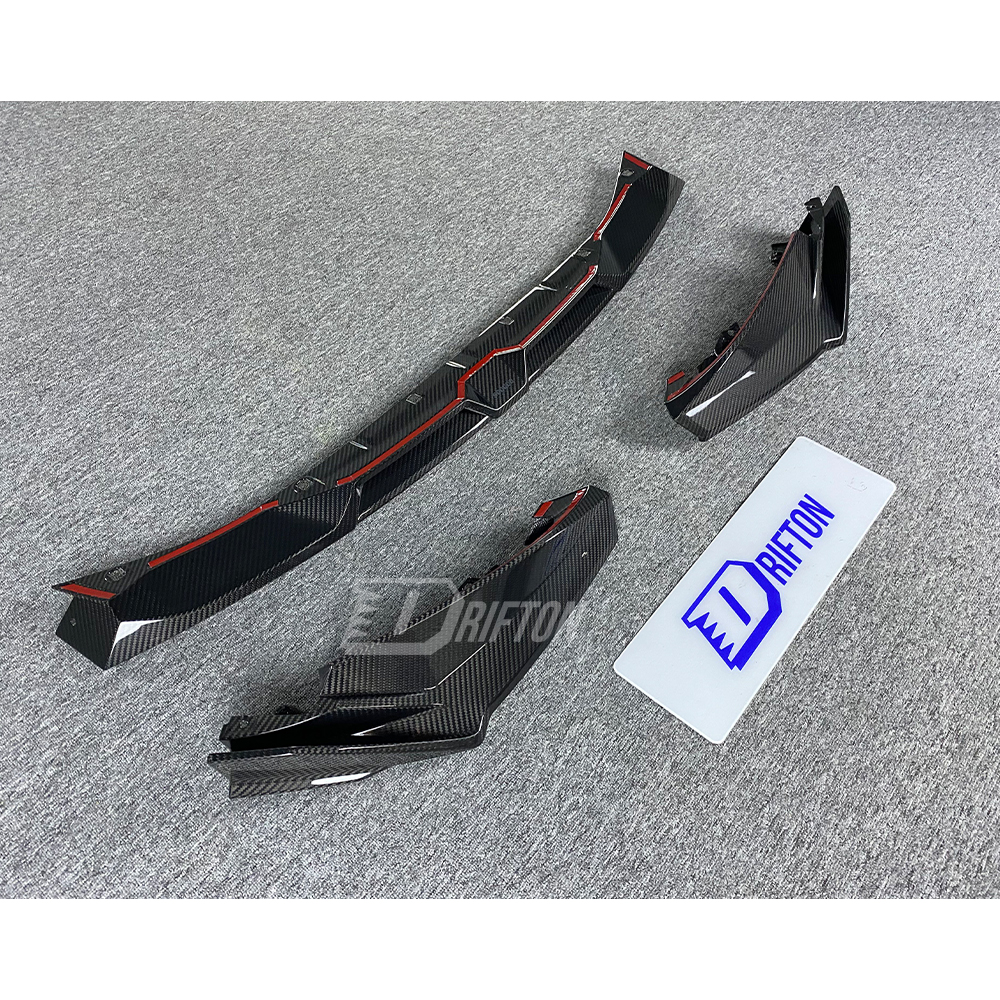 SQ Style Dry Carbon Fiber Front Lip For BMW G82 G83 M4 G80 G81 M3 2020-2024