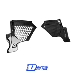 Dry Carbon Fiber Engine Bay Cowl Panel Top Grill Cover For BMW G80 G81 M3 G82 G83 M4 2020-2024