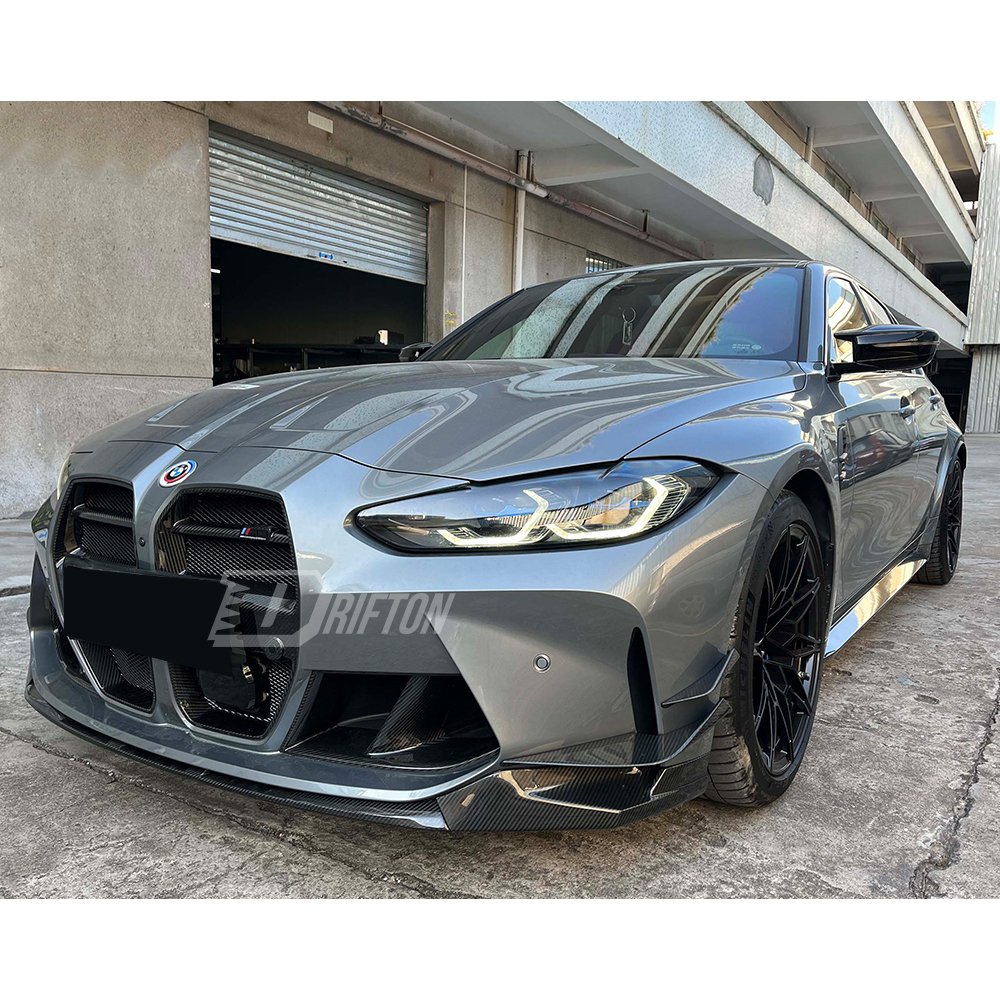 MP Style Dry Carbon Fiber Front Lip For BMW G80 M3 G82 M4 2020-2024