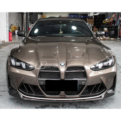 R44 MHC Style Dry Carbon Fiber Front Bumper Air Vents Ducts Scoops For BMW G80 G81 M3 G82 G83 M4 2020-2024