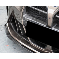 R44 MHC Style Dry Carbon Fiber Front Bumper Air Vents Ducts Scoops For BMW G80 G81 M3 G82 G83 M4 2020-2024