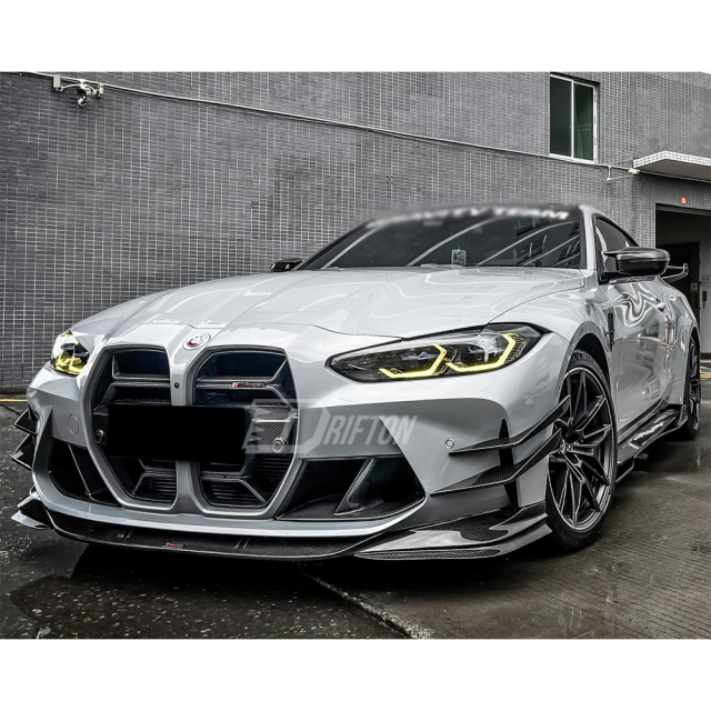 TAKD Style Dry Carbon Fiber Canards For BMW G82 M4 2020-2024