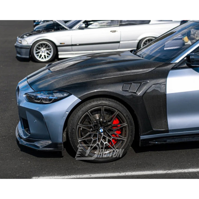 AN Style Dry Carbon Fiber Fender For BMW G82 G83 M4 2020-2024
