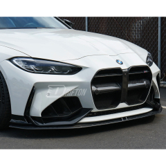 Adro V1.5 Style Dry Carbon Fiber Front Bumper For BMW G80 G81 M3 G82 G83 M4 2020-2024