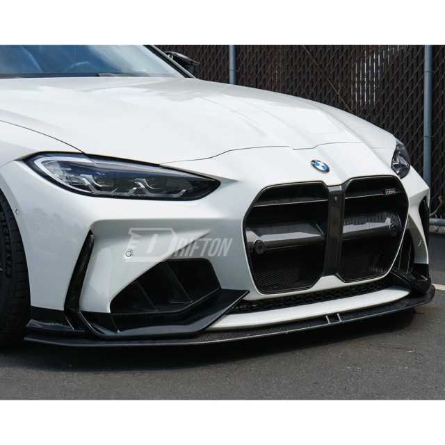 Adro V1.5 Style Dry Carbon Fiber Front Bumper For BMW G80 G81 M3 G82 G83 M4 2020-2024