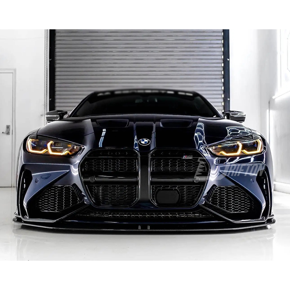 Adro V1 Style Dry Carbon Fiber Front Bumper For BMW G80 G81 M3 G82 G83 M4 2020-2024