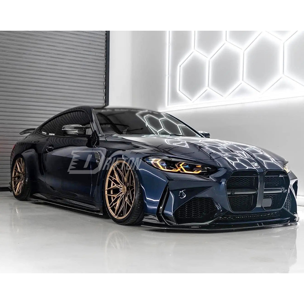 Adro V1 Style Dry Carbon Fiber Front Bumper For BMW G80 G81 M3 G82 G83 M4 2020-2024
