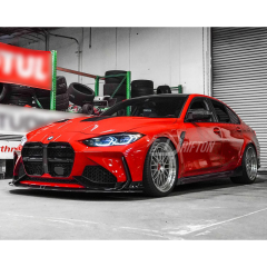 Adro V1 Style Dry Carbon Fiber Front Bumper For BMW G80 G81 M3 G82 G83 M4 2020-2024