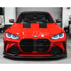 Adro V1 Style Dry Carbon Fiber Front Bumper For BMW G80 G81 M3 G82 G83 M4 2020-2024
