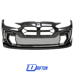 Adro V2 Style Carbon Fiber Front Bumper For BMW G80 G81 M3 G82 G83 M4 2020-2024