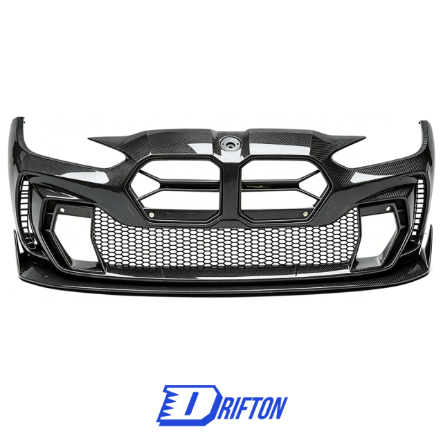 Adro V2 Style Carbon Fiber Front Bumper For BMW G80 G81 M3 G82 G83 M4 2020-2024