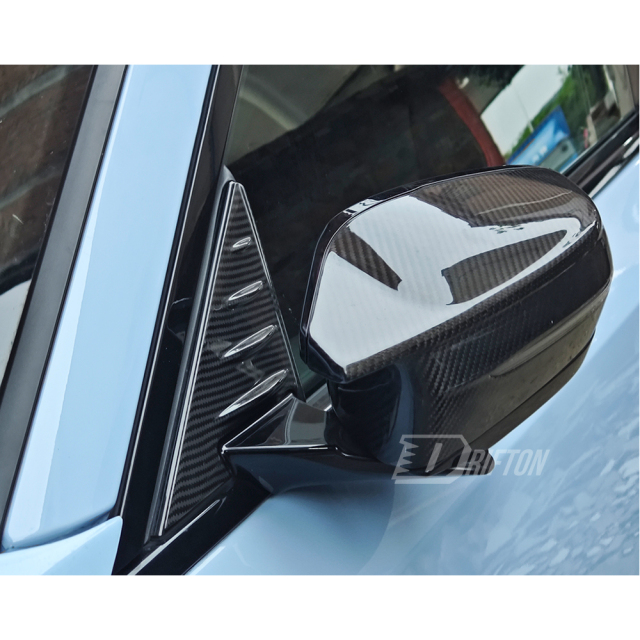 Dry Carbon Fiber A Pillar Triangle Windows Cover For BMW G80 G81 M3 G82 G83 M4 2020-2024