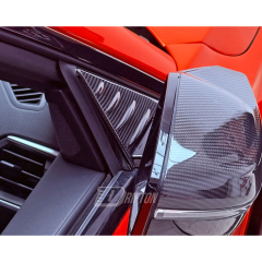 Dry Carbon Fiber A Pillar Triangle Windows Cover For BMW G80 G81 M3 G82 G83 M4 2020-2024