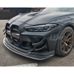 GT4 Style Dry Carbon Fiber Front Lip For BMW G80 G81 M3 G82 G83 M4 2020-2024