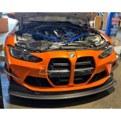 GT4 Style Dry Carbon Fiber Front Lip For BMW G80 G81 M3 G82 G83 M4 2020-2024