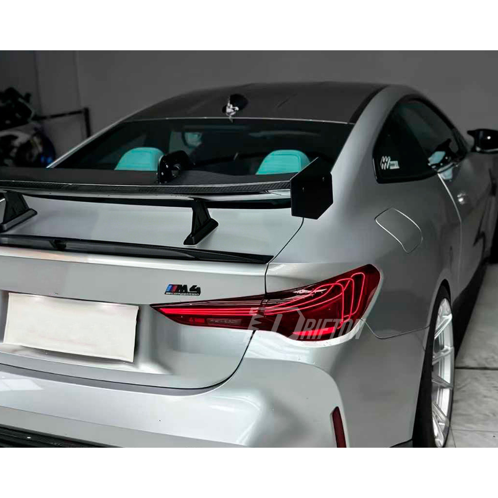 GT PRO Style Dry Carbon Fiber Rear Spoiler GT Wing For BMW G80 G81 M3 G82 G83 M4 2020-2024