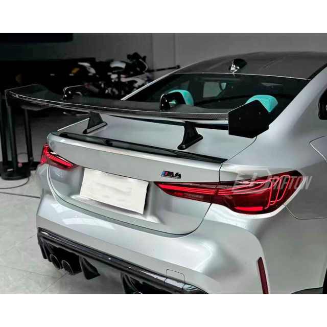 GT PRO Style Dry Carbon Fiber Rear Spoiler GT Wing For BMW G80 G81 M3 G82 G83 M4 2020-2024