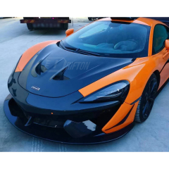GT4 Style Carbon Fiber Front Bumper Canards For Mclaren 570S 570GT 2015-2020