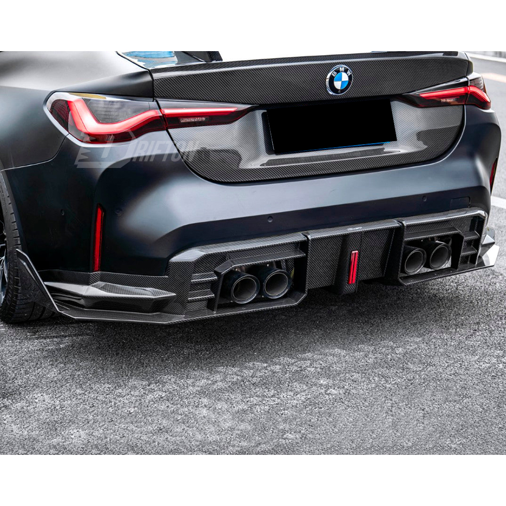 CMST V2 Style Dry Carbon Fiber Rear Diffuser For BMW G80 G81 M3 G82 G83 M4 2020-2024