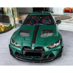 CMST Racing Style Dry Carbon Fiber Engine Hood Bonnet For BMW G80 G81 M3 G82 G83 M4 2020-2024