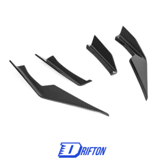 CMST V2 Style Dry Carbon Fiber Front Canards For BMW G80 G81 M3 G82 G83 M4 2020-2024