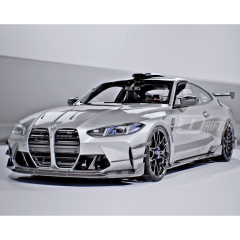 CMST V2 Style Dry Carbon Fiber Front Canards For BMW G80 G81 M3 G82 G83 M4 2020-2024