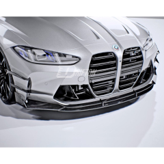 CMST V2 Style Dry Carbon Fiber Front Canards For BMW G80 G81 M3 G82 G83 M4 2020-2024