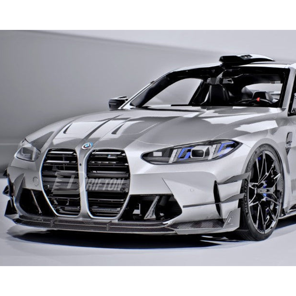 CMST V2 Style Dry Carbon Fiber Front Lip For BMW G80 G81 M3 G82 G83 M4 2020-2024