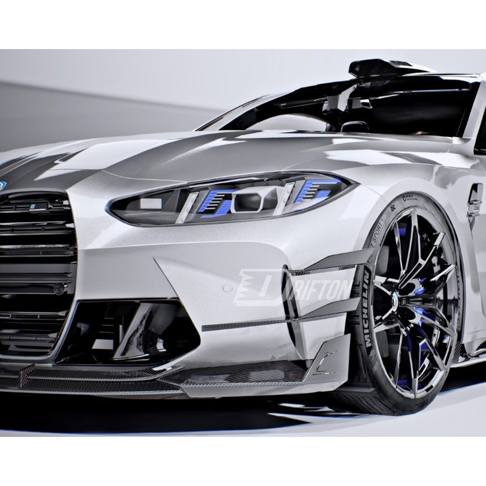 CMST V2 Style Dry Carbon Fiber Front Lip For BMW G80 G81 M3 G82 G83 M4 2020-2024