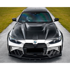 CMST V3 Style Carbon Fiber Engine Hood Bonnet For BMW G80 G81 M3 G82 G83 M4 2020-2024