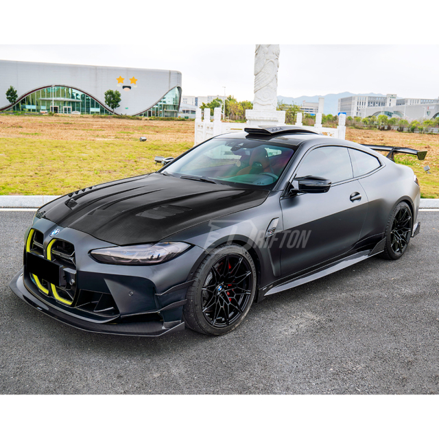 CMST V3 Style Dry Carbon Fiber Front Lip For BMW G80 G81 M3 G82 G83 M4 2020-2024