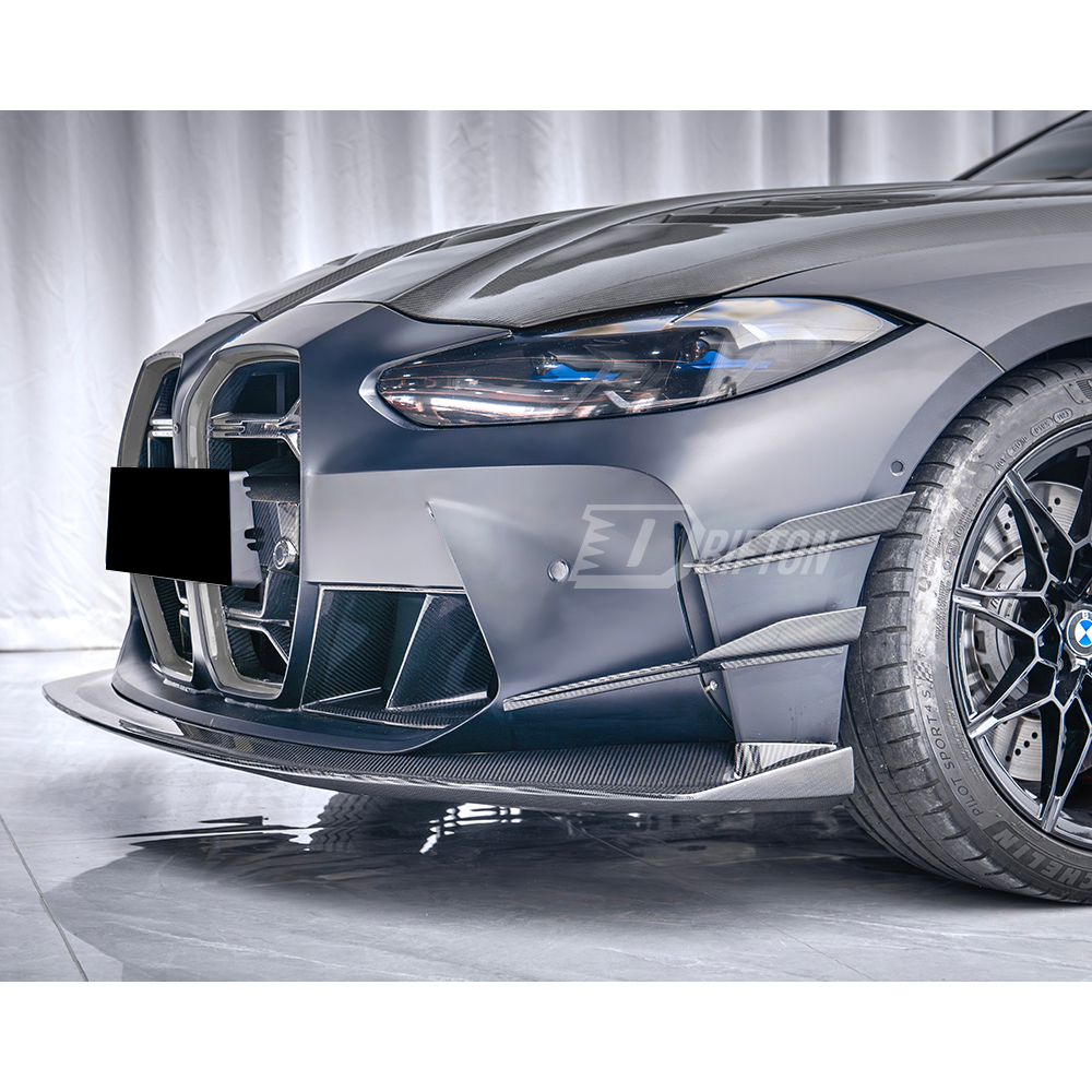 CMST V3 Style Dry Carbon Fiber Front Lip For BMW G80 G81 M3 G82 G83 M4 2020-2024