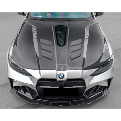 CMST V4 Style Carbon Fiber Engine Hood Bonnet For BMW G80 G81 M3 G82 G83 M4 2020-2024