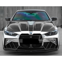 CMST V4 Style Carbon Fiber Engine Hood Bonnet For BMW G80 G81 M3 G82 G83 M4 2020-2024