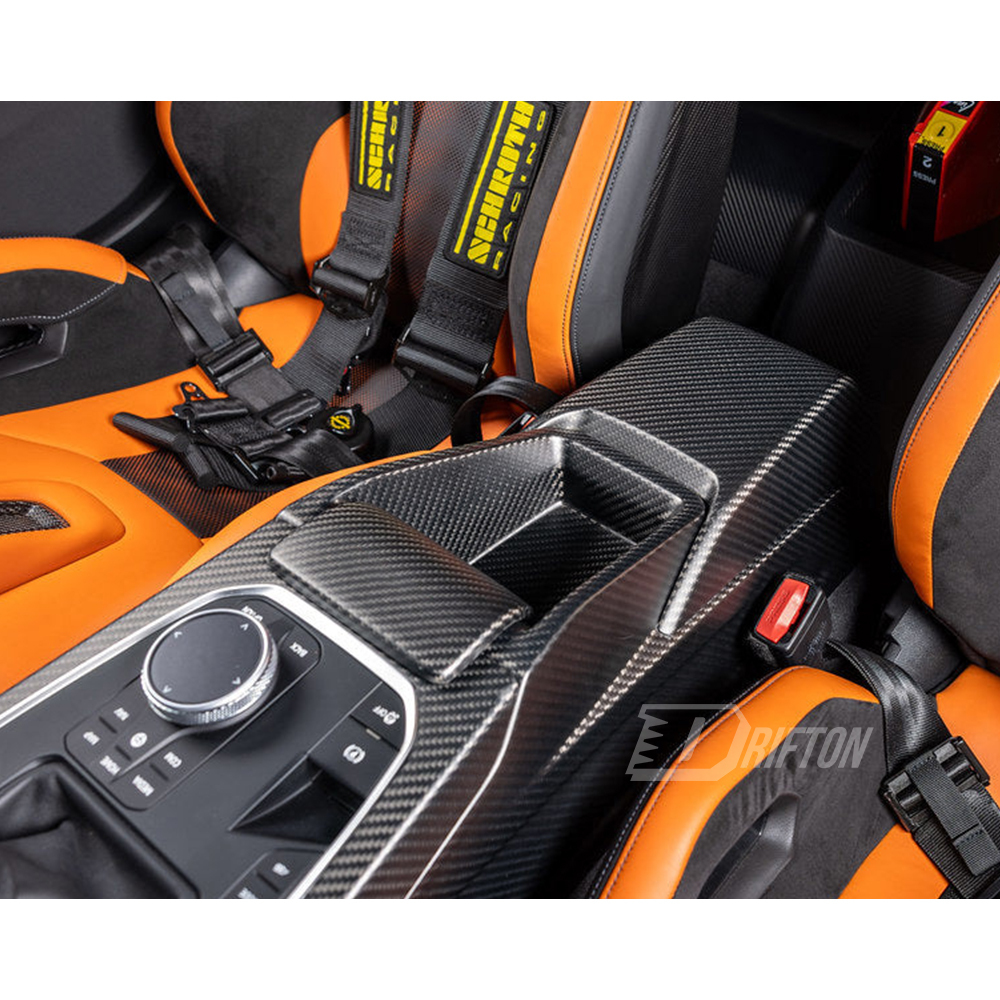 CSL Style Dry Carbon Fiber Interiors Kits Center Console Assemble For BMW G80 G81 M3 G82 G83 M4 2020-2024