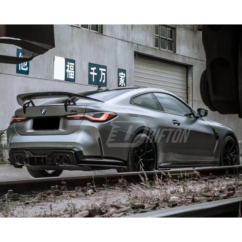 Adro Style Dry Carbon Fiber Rear Spoiler GT Wing For BMW G82 M4 2020-2024