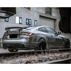 Adro Style Dry Carbon Fiber Rear Spoiler GT Wing For BMW G82 M4 2020-2024