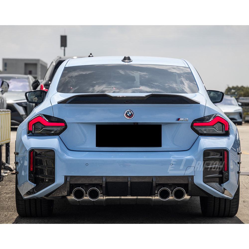 MP Style Dry Carbon Fiber Trunk Spoiler For BMW G87 M2 G42 2023-2027