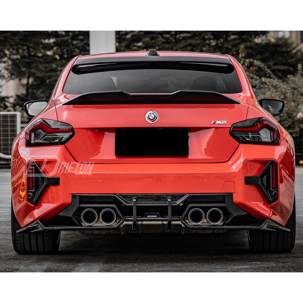 MP Style Dry Carbon Fiber Trunk Spoiler For BMW G87 M2 G42 2023-2027