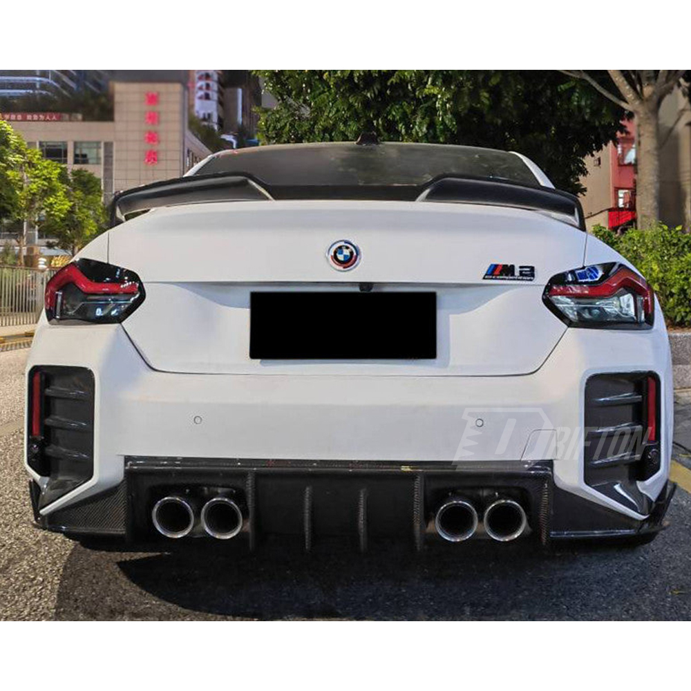 OC Style Dry Carbon Fiber Rear DiFfuser For BMW G87 M2 2023-2027