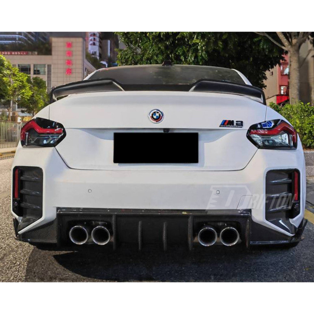 OC Style Dry Carbon Fiber Rear DiFfuser For BMW G87 M2 2023-2027