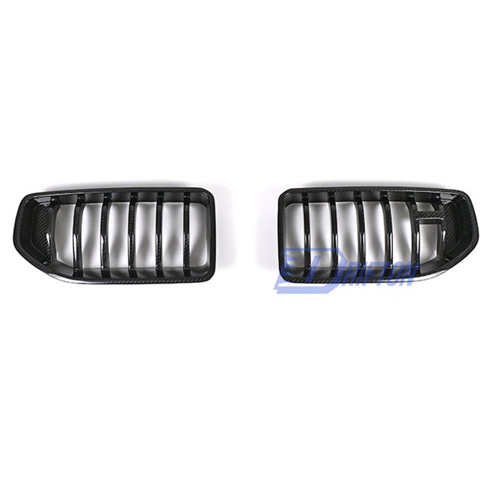 Adro Style Dry Carbon Fiber Front Bumper Grille For BMW G87 M2 2023-2027