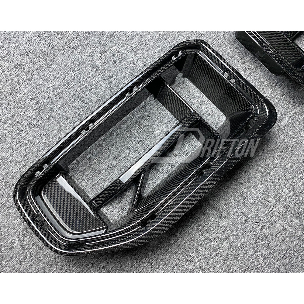 CS Style Dry Carbon Fiber Front Grille For BMW G87 M2 2023-2027
