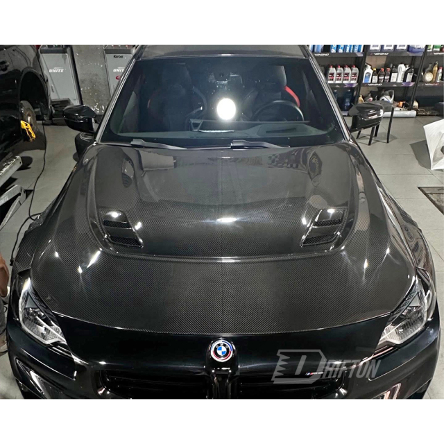 AP V2 Style Dry Carbon Fiber Hood Bonnet For BMW G87 M2 2023-2027