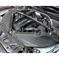 Dry Carbon Fiber Engine Bay Air Intake Panel Cover For BMW G87 M2 2023-2027