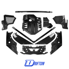 Dry Carbon Fiber Engine Bay Upgrade Full Set For BMW G87 M2 2023-2027