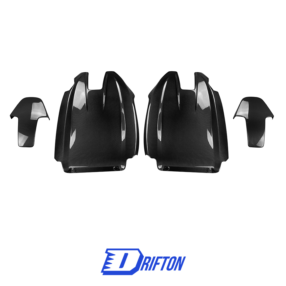 Dry Carbon Fiber Interiors Kits Seat Back Cover Trim Kits Set For BMW G87 M2 2023-2027