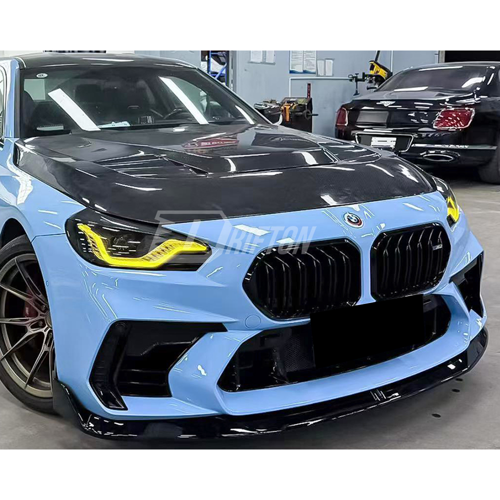 Adro Style PP x Dry Carbon Fiber Front Bumper Assemble For BMW G87 M2 2023-2027
