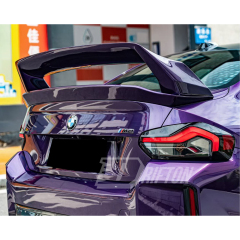 AP V3 Double Deck Style Dry Carbon Fiber Rear Spoiler Wing For BMW G87 M2 2023-2027